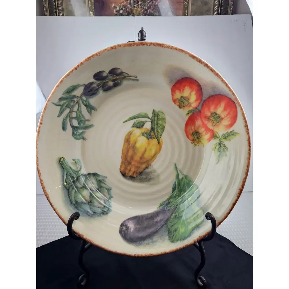 Williams Sonoma‎ Jardin Potager Large Pasta Serving Bowl 14 1/2